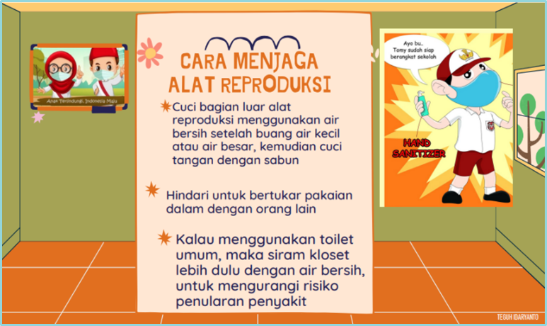Poster Cara Menjaga Kesehatan Alat Reproduksi Kelas 