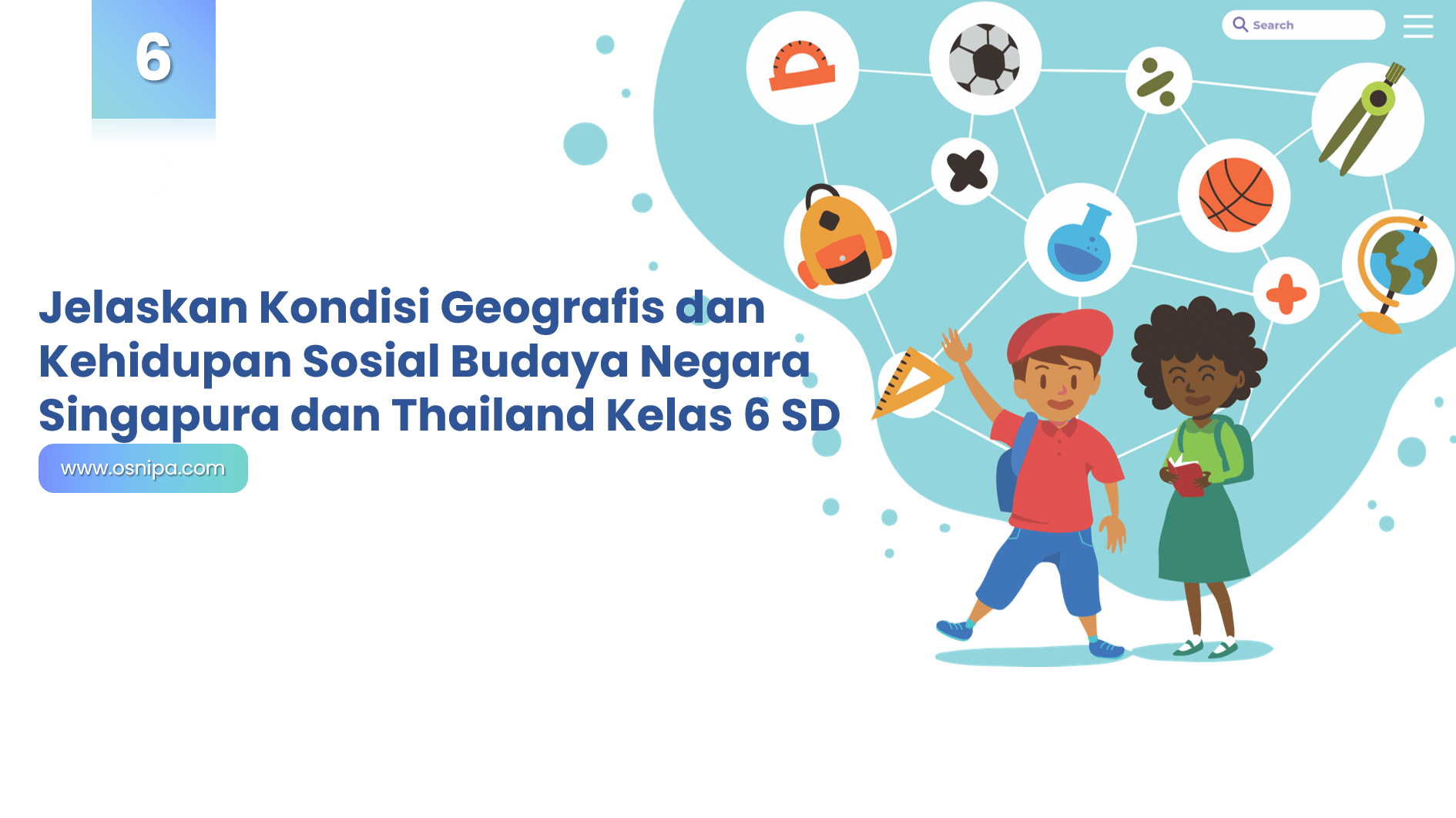 Jelaskan Kondisi Geografis dan Kehidupan Sosial Budaya Negara Singapura dan Thailand Kelas 6 SD