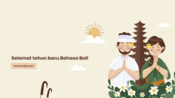 Selamat tahun baru Bahasa Bali